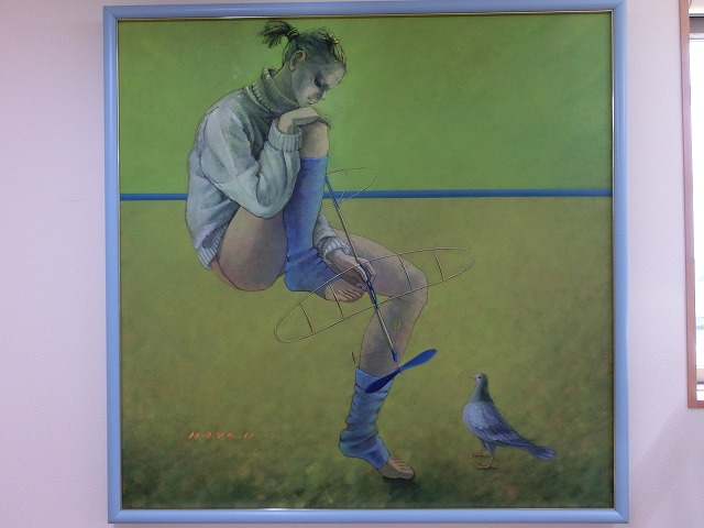 てまりフィットネスに素敵な「絵画」